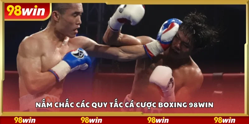 Nắm chắc các quy tắc cá cược boxing 98Win